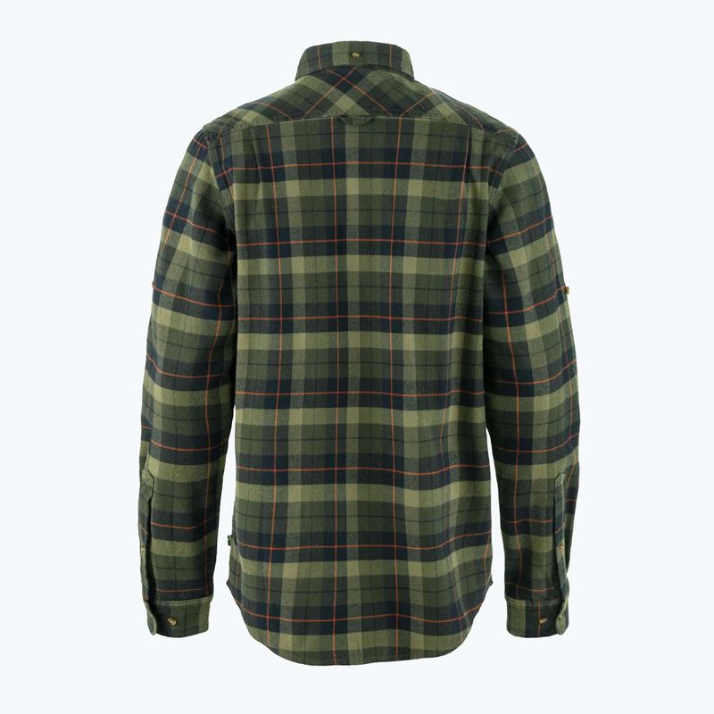 Férfi ing Fjällräven Singi Heavy Flannel black/deep forest 2
