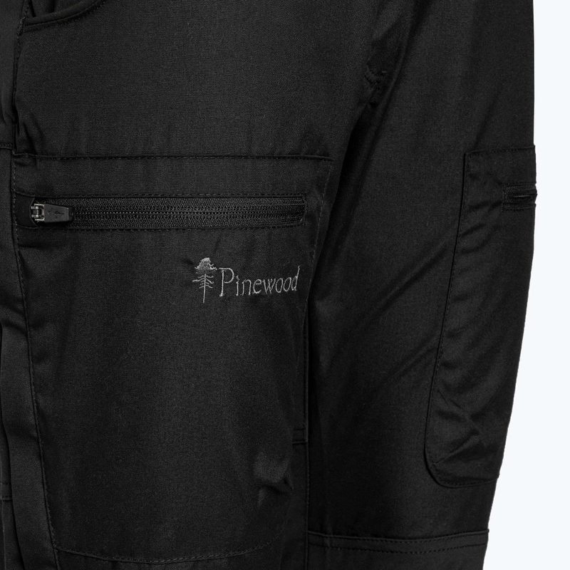 Női trekking nadrág Pinewood Caribou TC fekete/fekete 3