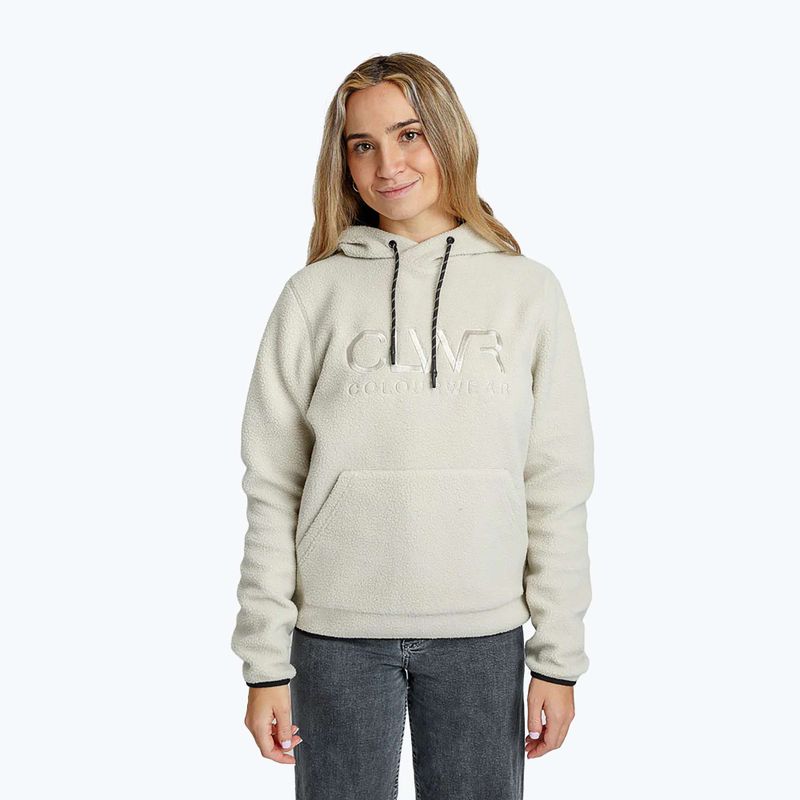 Női pulóver Colourwear Teddy Hood 2.0 light beige 5