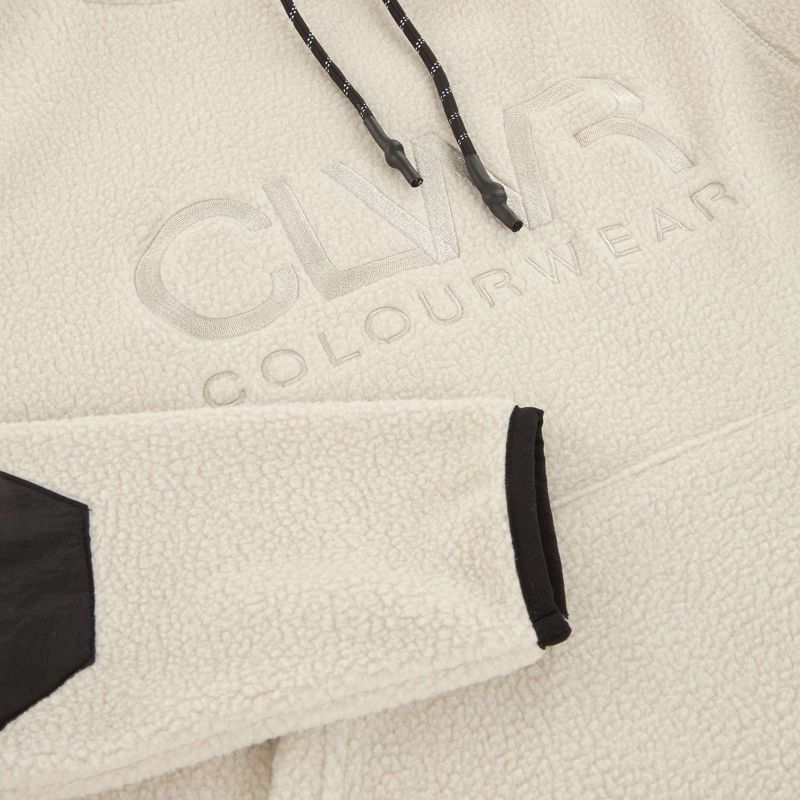 Női pulóver Colourwear Teddy Hood 2.0 light beige 3