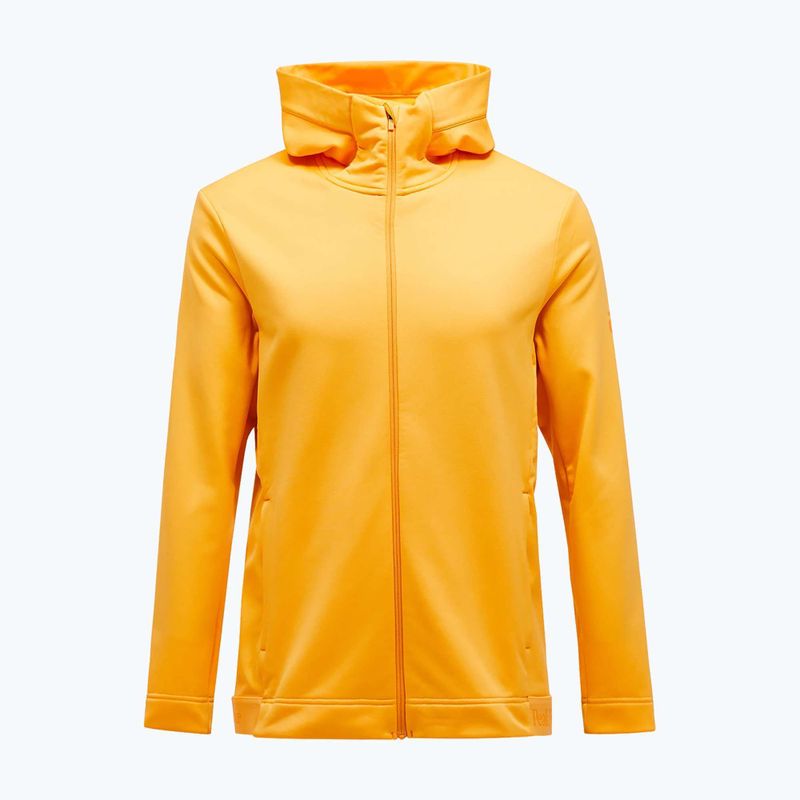 Férfi Peak Performance Rider Tech Zip kapucni égő narancssárga 4