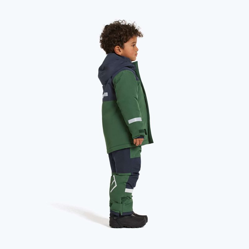 Gyermek sífelszerelés szett Didriksons Skare pine green 8