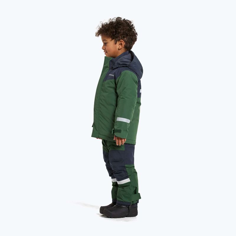 Gyermek sífelszerelés szett Didriksons Skare pine green 9