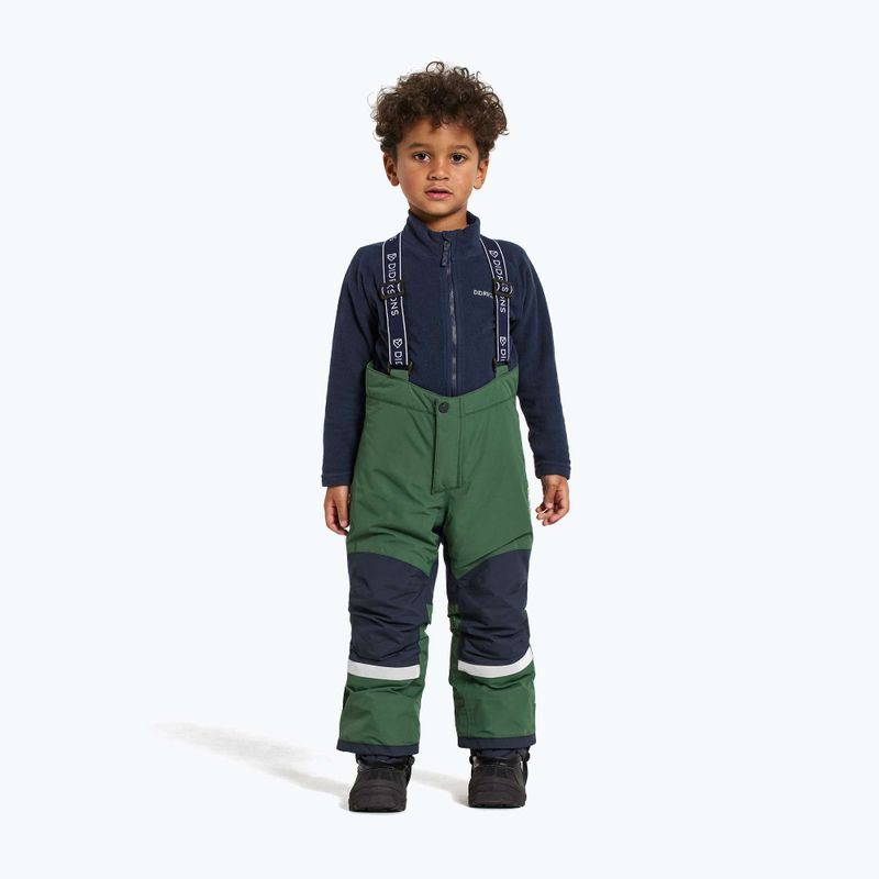 Gyermek sífelszerelés szett Didriksons Skare pine green 10