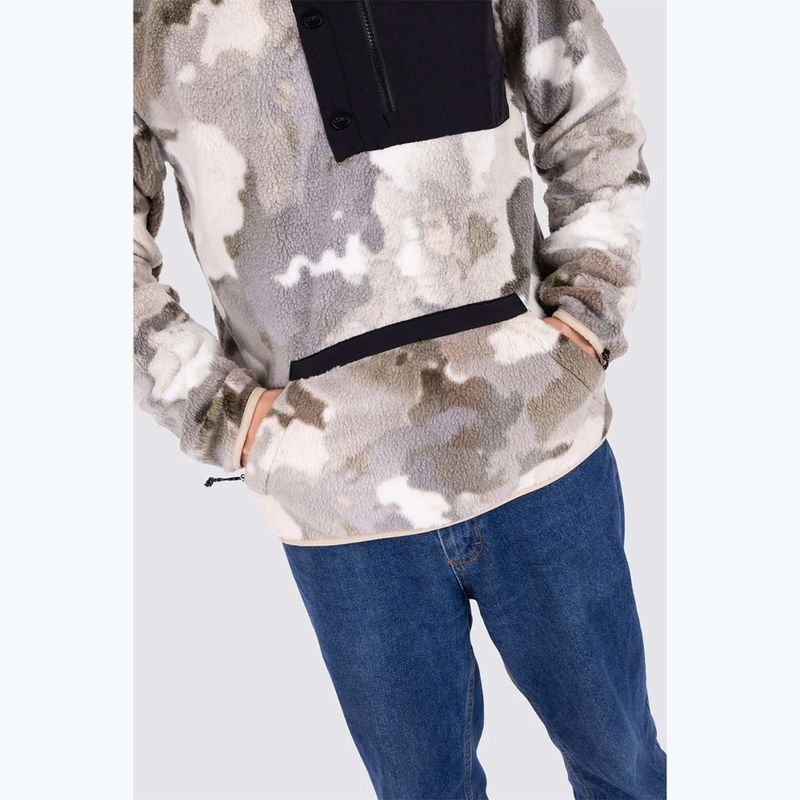 Férfi pulóver Colourwear Snap Pile water camo 6