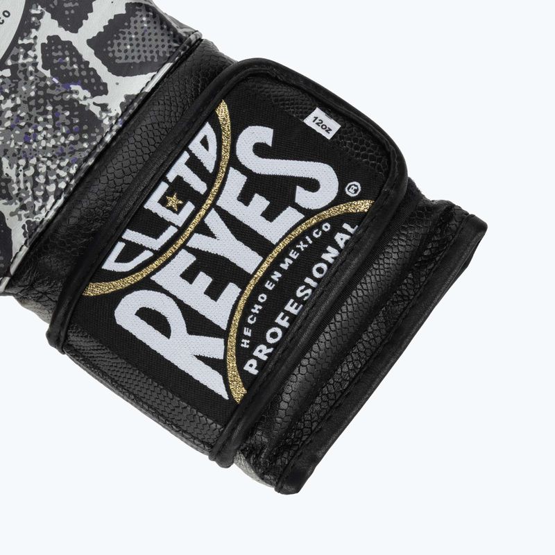 Boxkesztyű Cleto Reyes Velcro Sparring silver/black 6