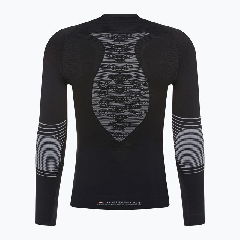 Férfi termoaktív pulóver X-Bionic Energizer 4.0 opal black/arctic white 2