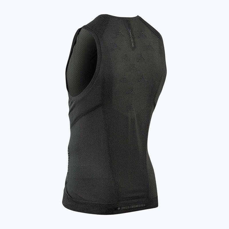 Férfi X-Bionic Xceed Run x fekete/rhino szürke futó felső 3