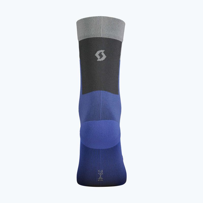 Zokni SCOTT Block Stripe Crew dark blue/spray grey 2