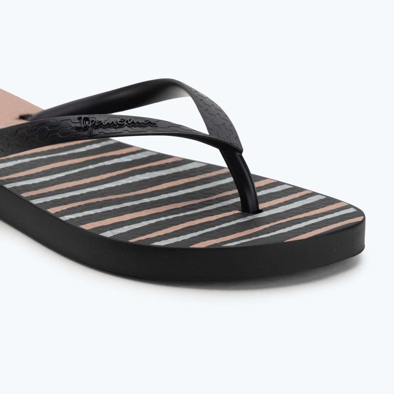 Ipanema Classic Happy XII fekete/fekete/rózsaszín női flip flopok 7