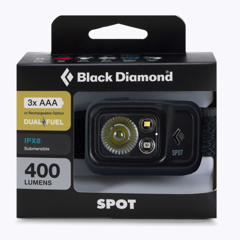 Black Diamond Spot 400 fejlámpa szürke BD6206720004ALL1 2