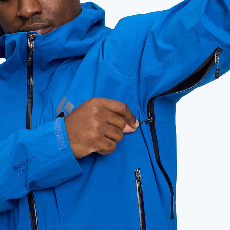Férfi Black Diamond Highline Stretch Shell esőkabát drifter kék 7