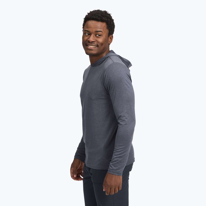 Férfi trekking pulóver Black Diamond Circuit Hoody faszén színű 3