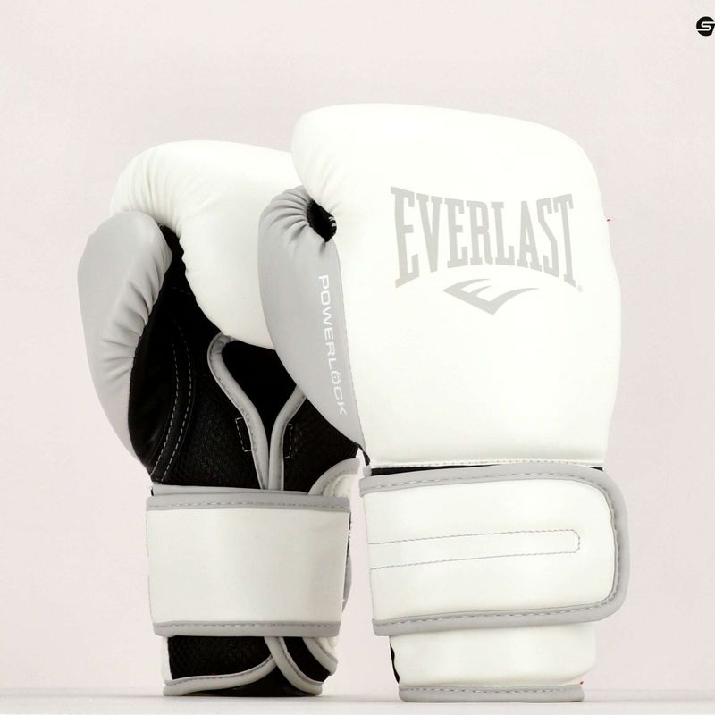Férfi bokszkesztyűk EVERLAST Powerlock Pu fehér EV2200 7