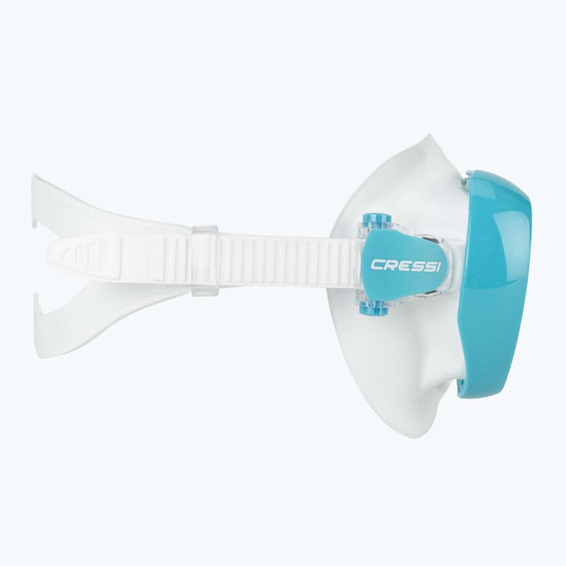 Női búvármaszk Cressi Honey 420 UV white/aquamarine/blue/orange 3