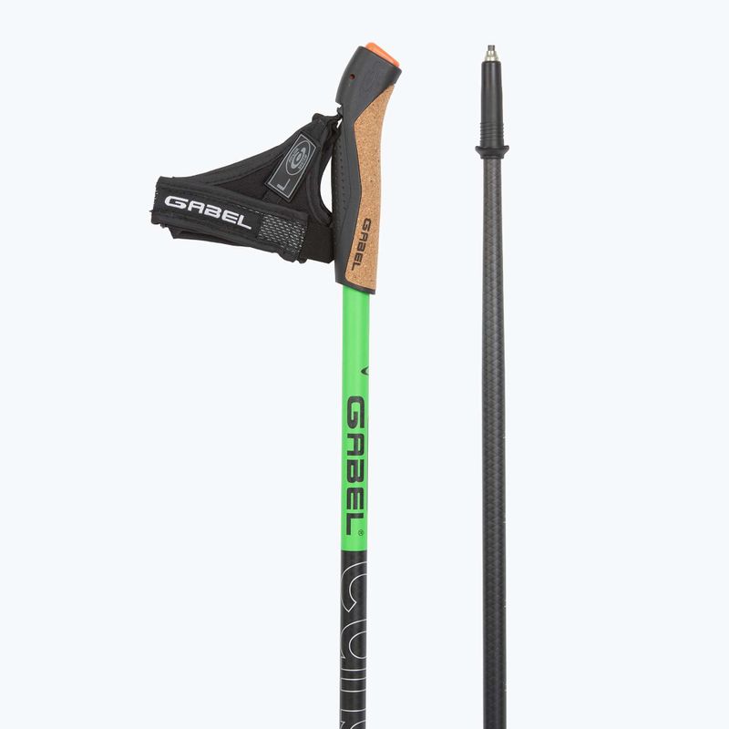 Nordic walking botok GABEL Carbon XT 2S 80 F.L. black/lime 3