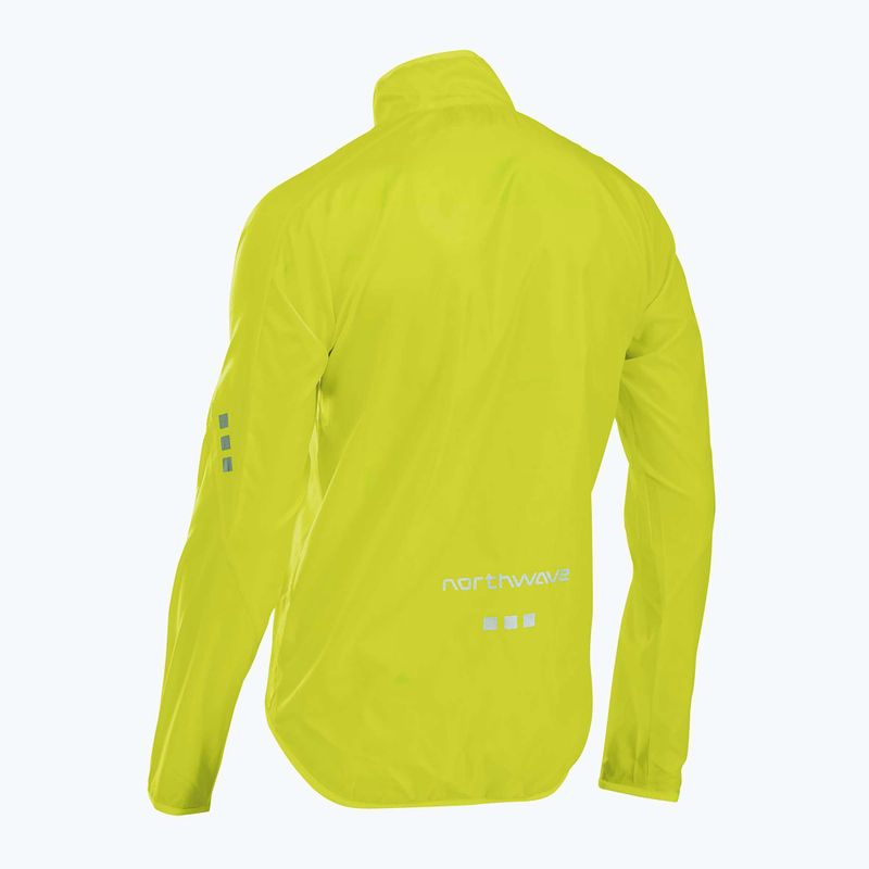 Férfi kerékpáros dzseki Northwave Vortex 2 yellow fluo 2