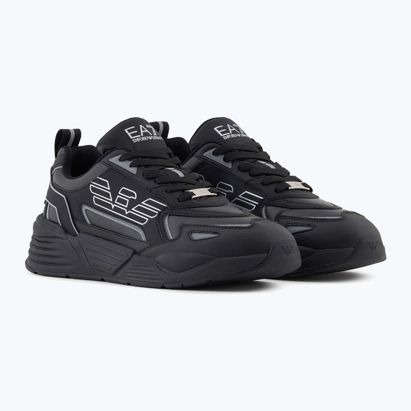 EA7 Emporio Armani Ace Runner Special tripla fekete/ezüst cipő 9