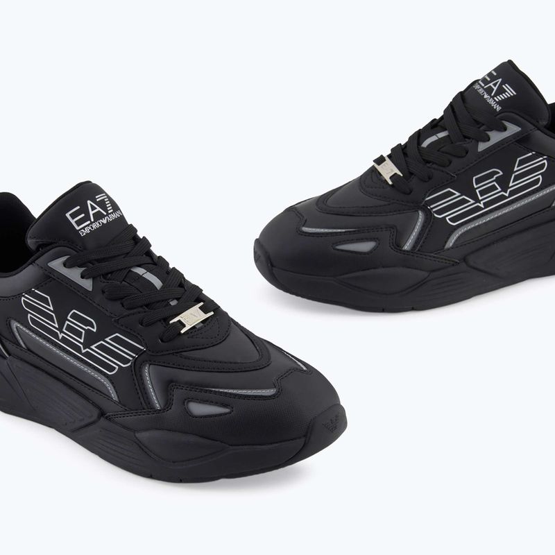 EA7 Emporio Armani Ace Runner Special tripla fekete/ezüst cipő 13