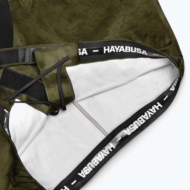 Hayabusa férfi edzőnadrág Hex Mid-Thigh zöld 6
