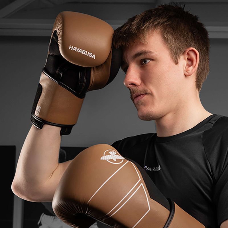 Bokszkesztyűk Hayabusa S4 Leather golden brown 10