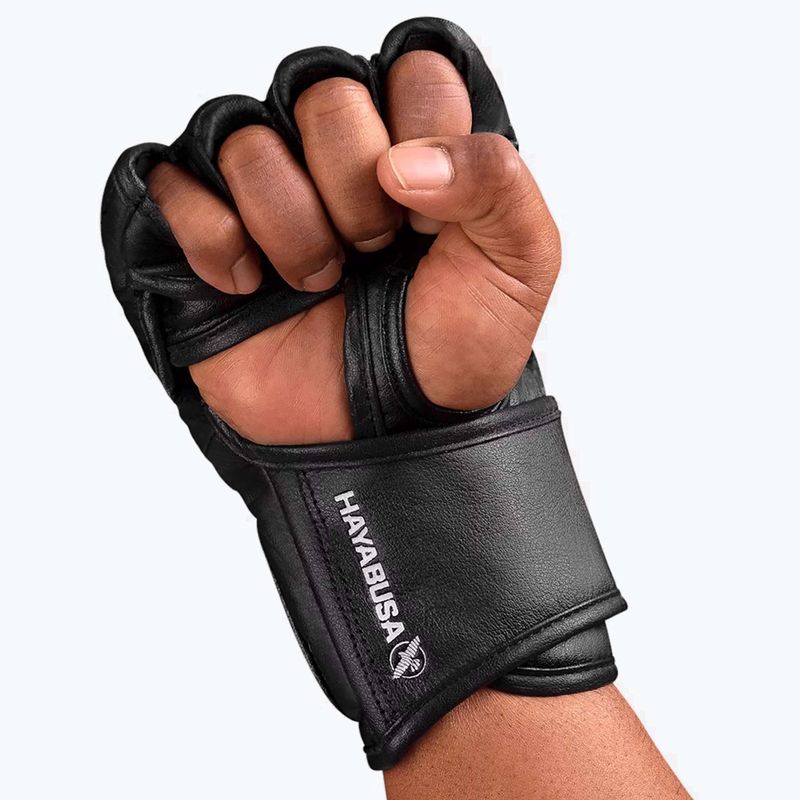 Hayabusa T3 MMA grappling kesztyű fekete 7