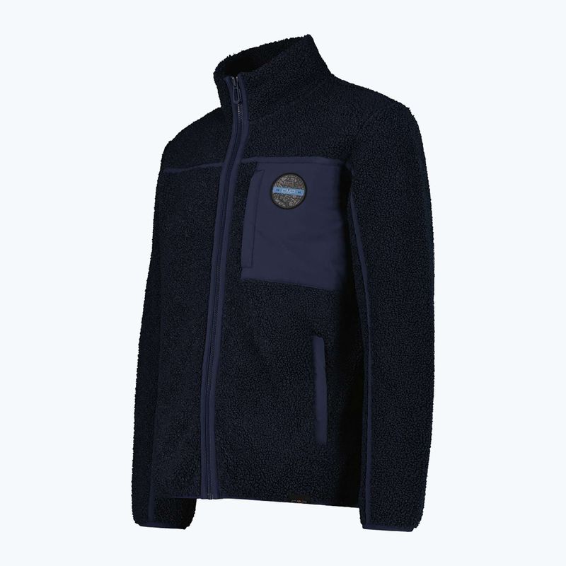 Férfi dzseki CMP 35P3877 Teddy Highloft black/blue 3