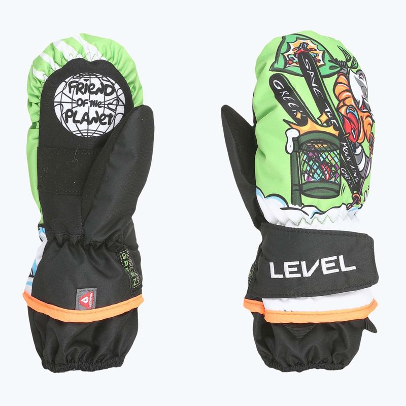 Gyerek síkesztyű Level Animal lime 7