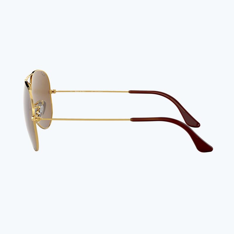 Napszemüveg Ray-Ban Aviator Classic arista arany/barna polarizált 7