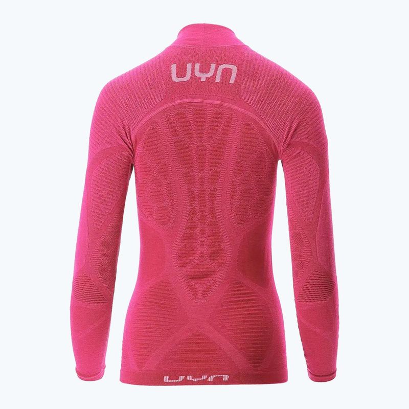 Női termoaktív felső UYN Elevation Biomorph LS Turtle Neck pink yarrow 8