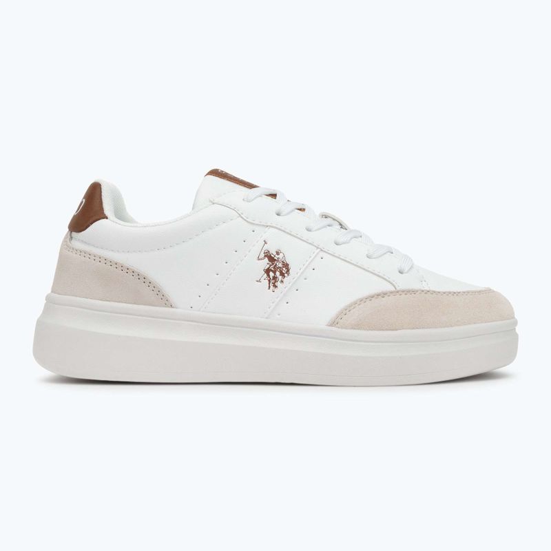 Férfi cipő U.S. Polo Assn. CODY003B fehér/világosbarna 2