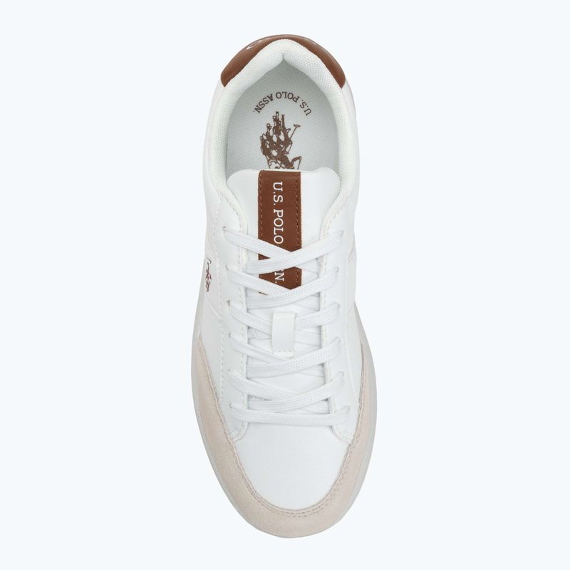 Férfi cipő U.S. Polo Assn. CODY003B fehér/világosbarna 5