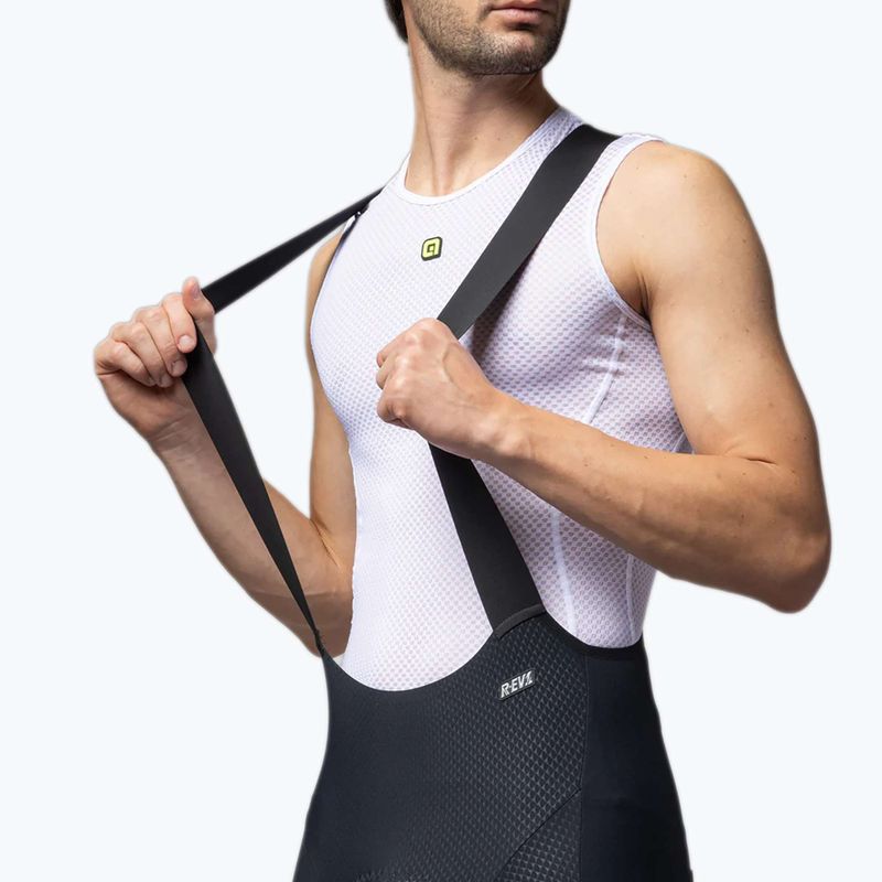 Férfi kerékpáros rövidnadrág Alé Voltage Bibshorts black 3