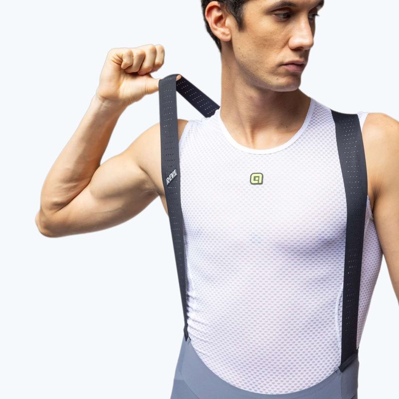 Férfi kerékpáros rövidnadrág Alé Go Bibshorts steel 3