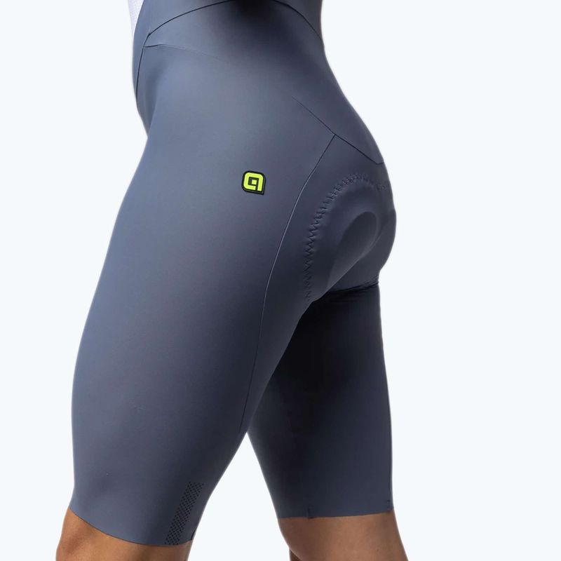 Férfi kerékpáros rövidnadrág Alé Go Bibshorts steel 4
