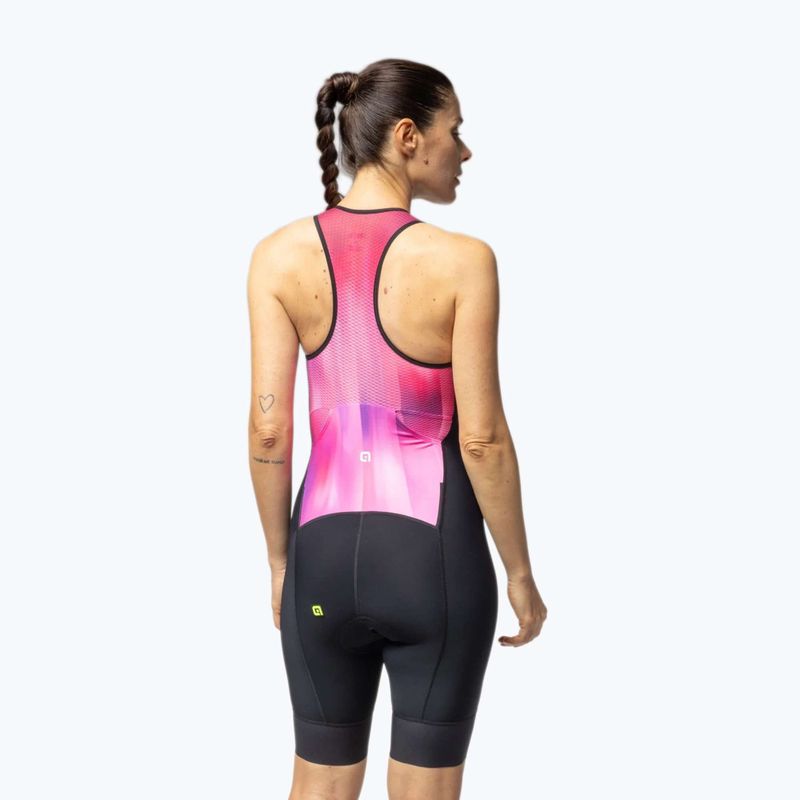 Női triatlonruha Alé Crazy pink combo 3