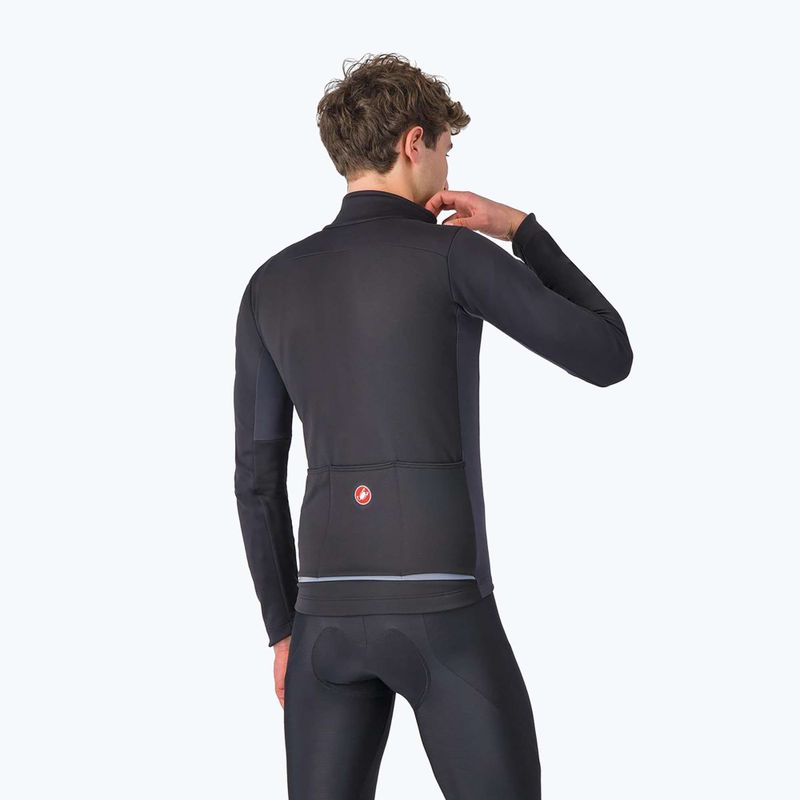 Férfi kerékpáros dzseki Castelli Entrata 2 light black/dark gray 2