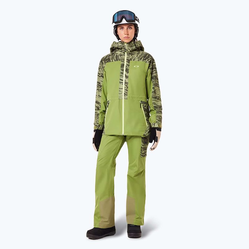 Női sídzseki Oakley Tc Juno Reduct Shell Jacket 2.0 duality swirl dbl green 2