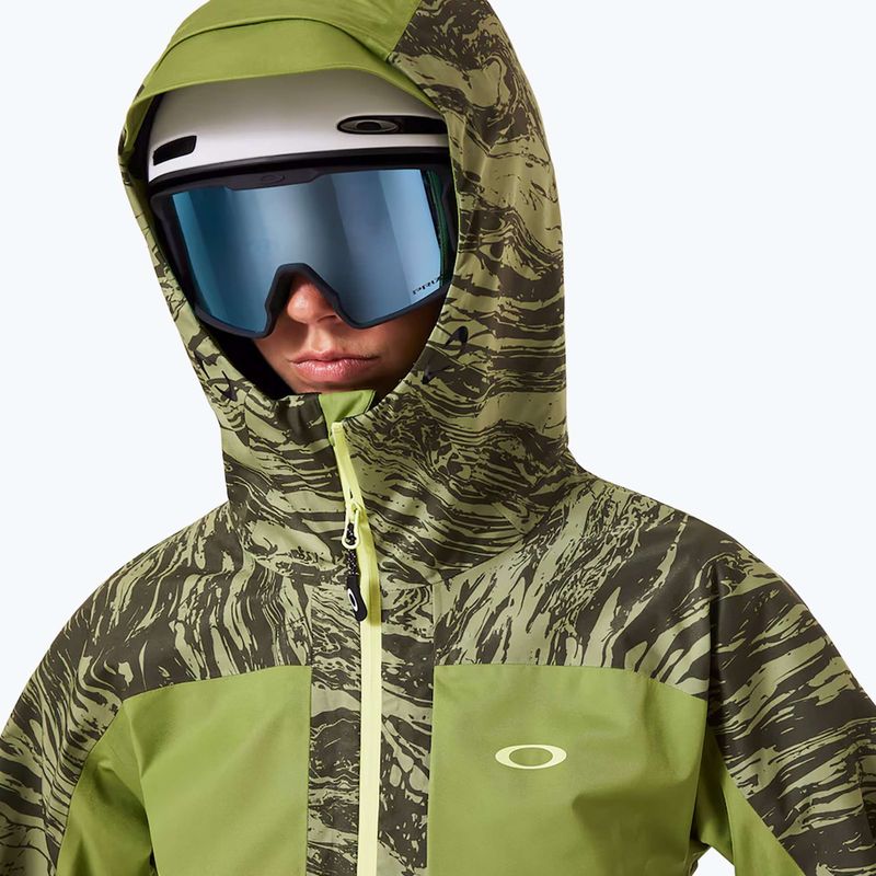 Női sídzseki Oakley Tc Juno Reduct Shell Jacket 2.0 duality swirl dbl green 5