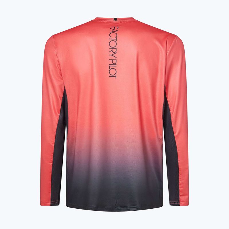 Férfi kerékpáros hosszú ujjú felső Oakley Maven Coast 2.0 gradient paloma/black 2