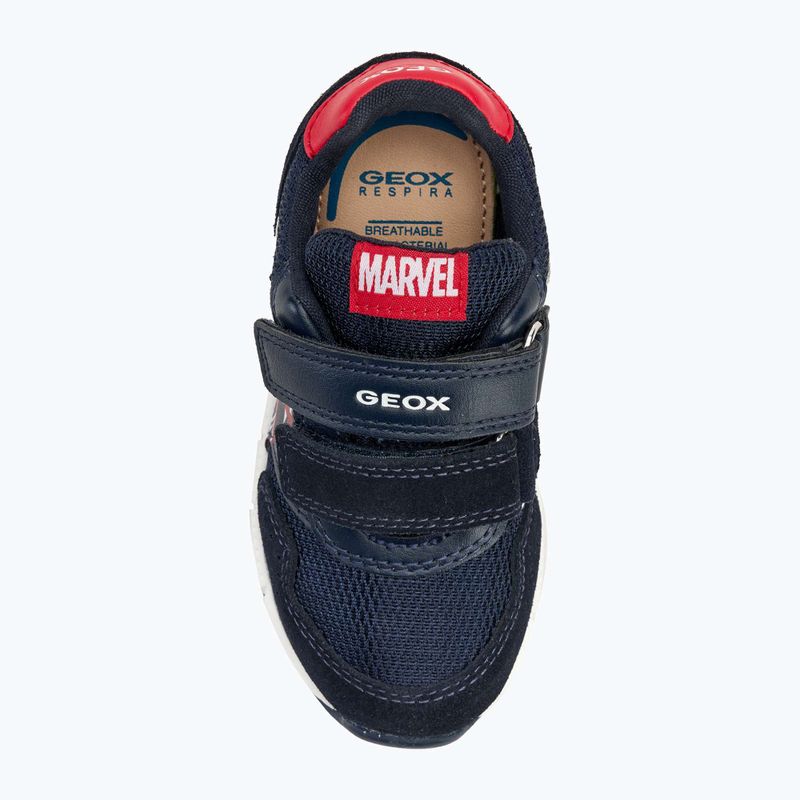 Geox Alben nylon tengerészkék / piros gyermekcipő 5