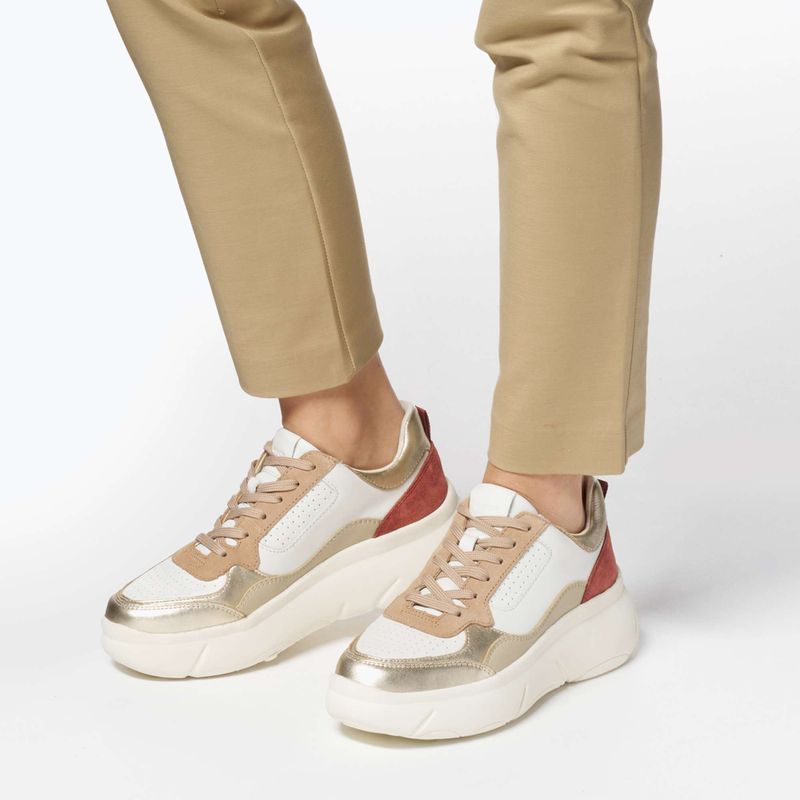 Női cipő Geox Nebula™ 2.0 X whire/light gold 8