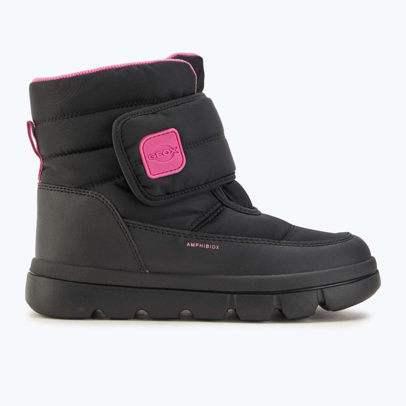 Gyerek hótaposó Geox Willaboom ABX black / fuchsia 2