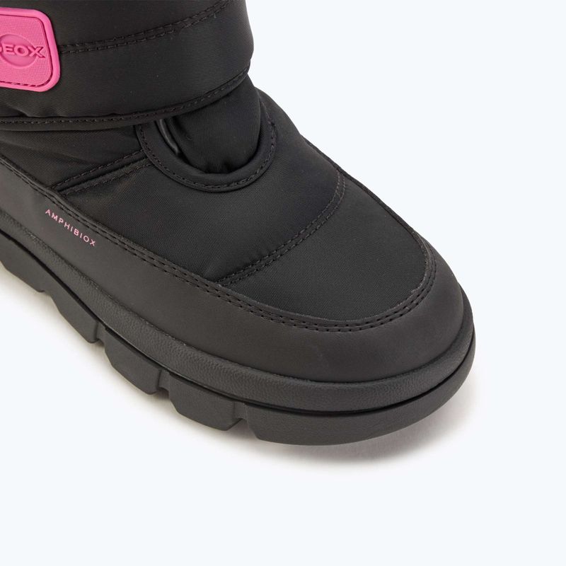 Gyerek hótaposó Geox Willaboom ABX black / fuchsia 7