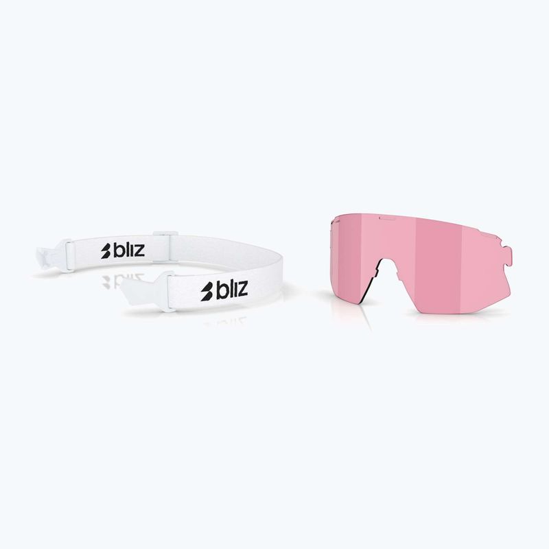 Napszemüveg Bliz Breeze matte white/smoke blue multi/pink 6
