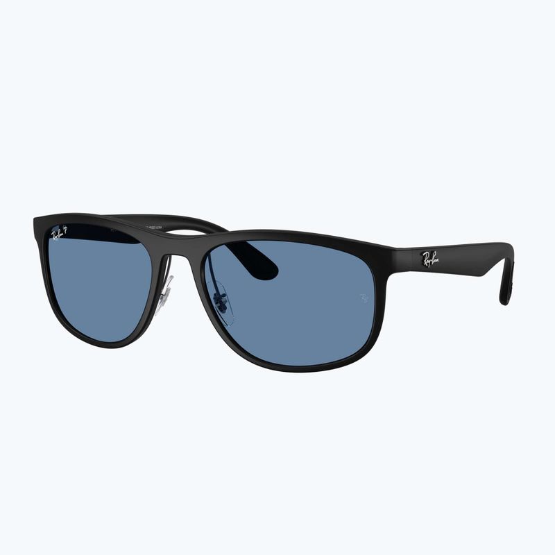 Napszemüveg Ray-Ban RB4468 Polarized Lenses matte sand black/blue polarized 4