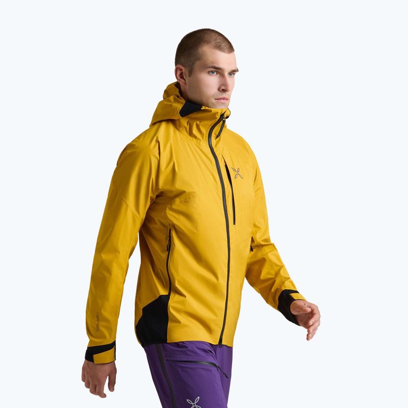 Férfi esőkabát Montura Vertigo 3L mustard 4