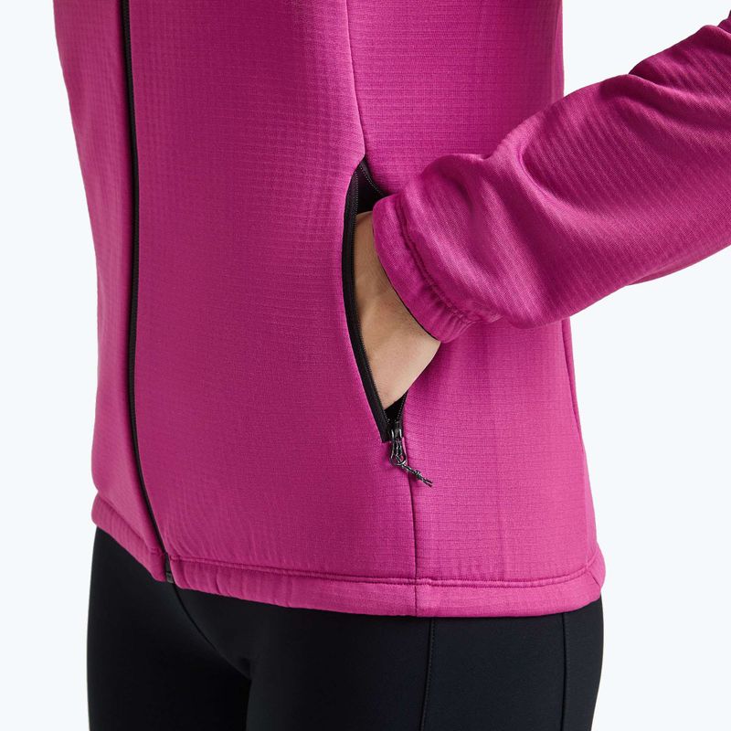 Női pulóver Montura Fadis Grid Hooded Maglia red 6