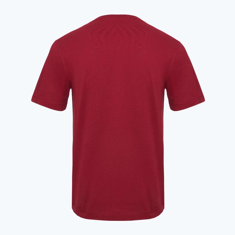 Férfi póló Aeronautica Militare Essential burgundy 2