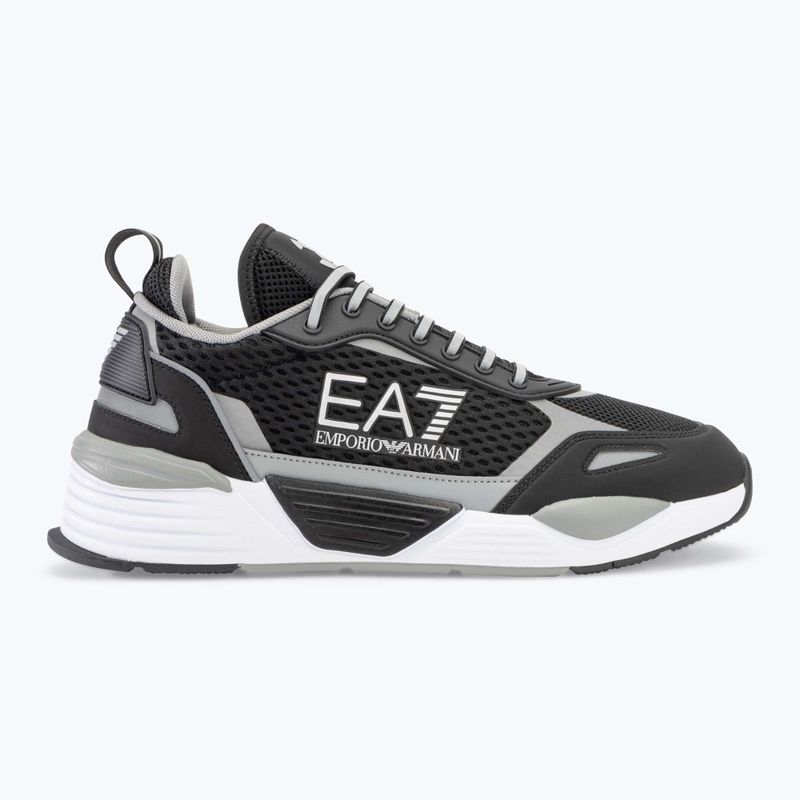 EA7 Emporio Armani Ace Runner Mesh fekete/ ezüst cipő 2